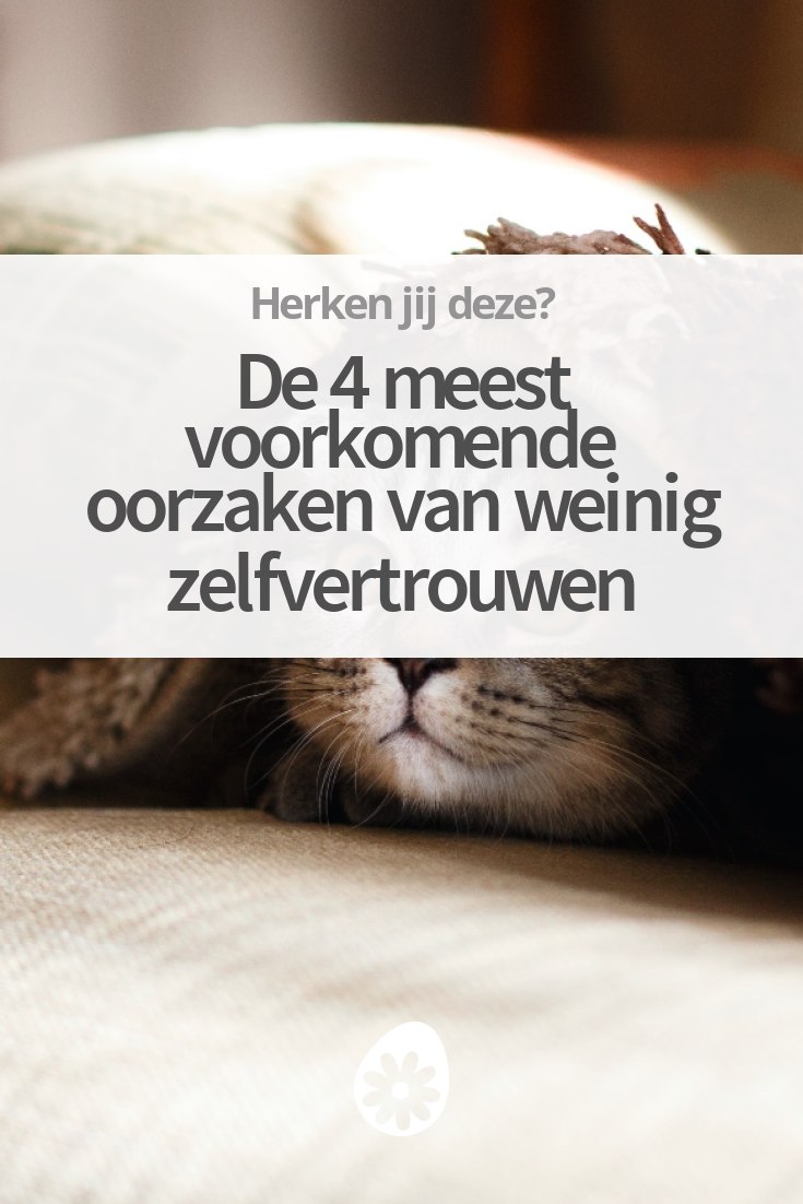 te weinig zelfvertrouwen