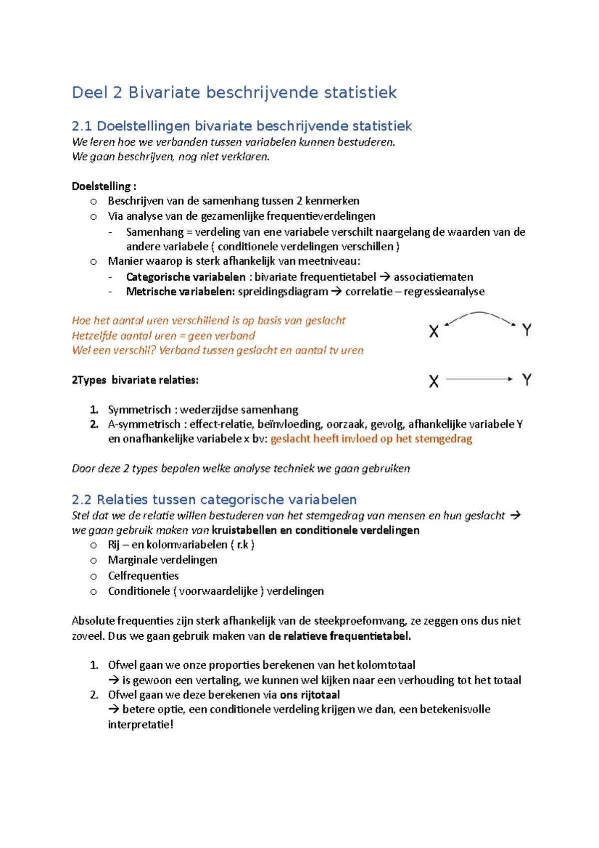 analyse in relatie